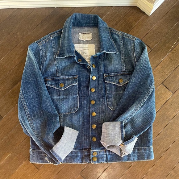Current/Elliott The Snap Jean Jacket size 2 - Picture 1 of 7